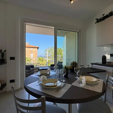 Modern Design Garage And Terrace With Sea View