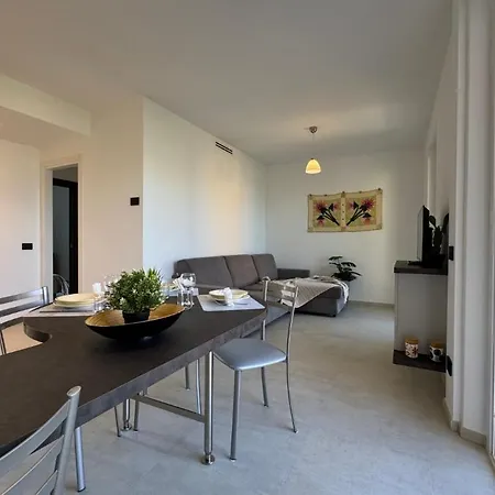 Modern Design Garage And Terrace With Sea View