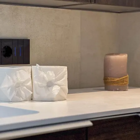 Modern Design Garage And Terrace With Sea View