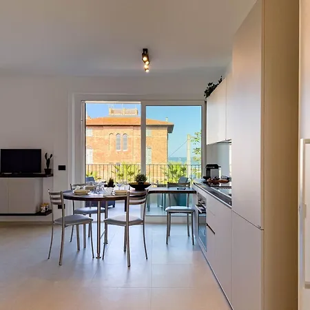 Modern Design Garage And Terrace With Sea View